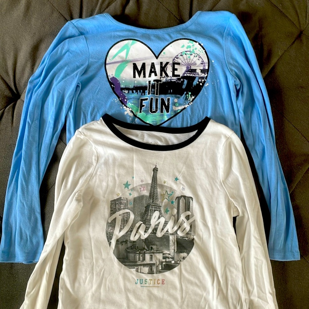 JUSTICE GIRLS long sleeve set